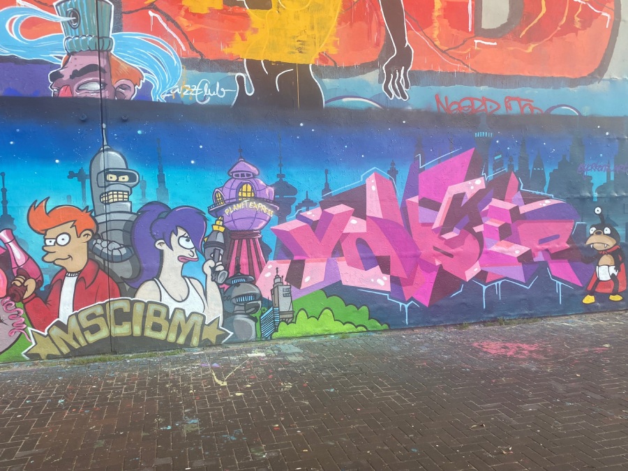 york, amsterdam, graffiti, ndsm